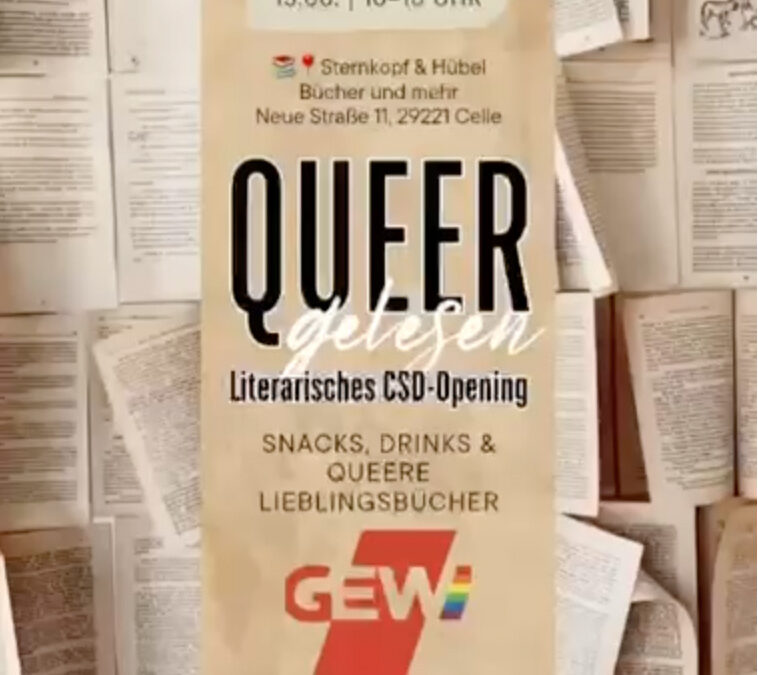 13.06.2025: „Literarisches CSD Opening“ bei Sternkopf & Hübel
