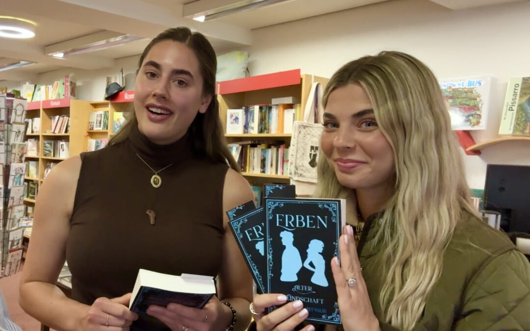 Autorin Emily Walsh und Influencerin Hannah zu Besuch