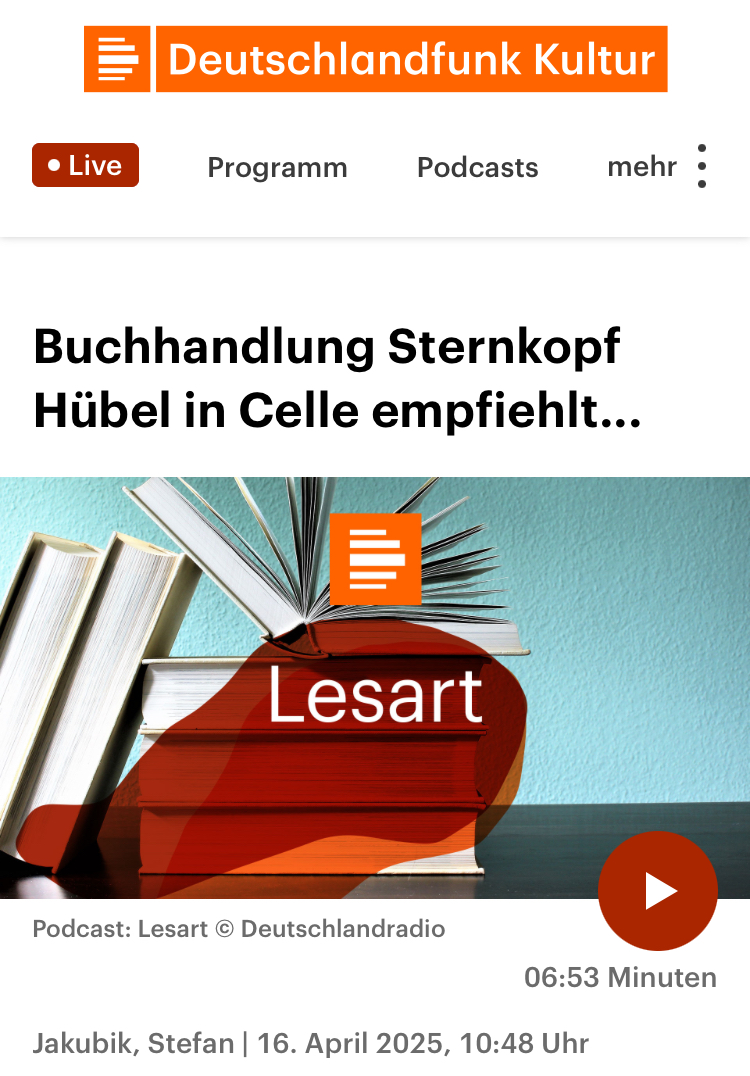 Sternkopf & Hübel live im Deutschlandfunk